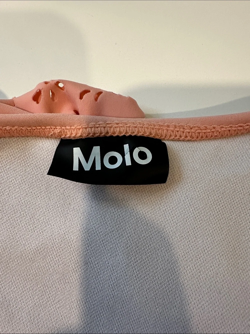 Molo‎ One-Shoulder Pink and Purple Ruffle Swimsuit